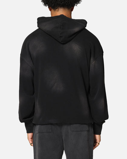 Saint Morta Gothic Zip Hoodie Sunfade Black