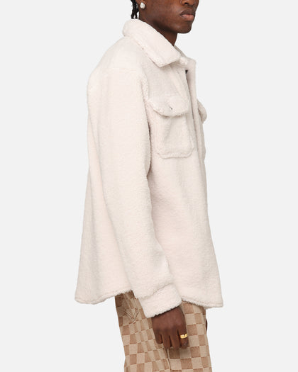 XXIII Shearling Fur Jacket Cream