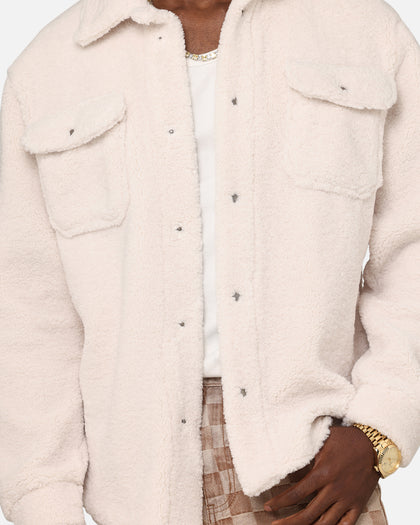 XXIII Shearling Fur Jacket Cream