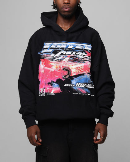 Loiter Speed Vintage Hoodie Black