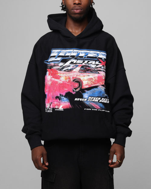 Loiter Speed Vintage Hoodie Black