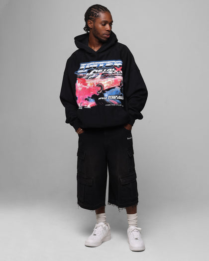 Loiter Speed Vintage Hoodie Black