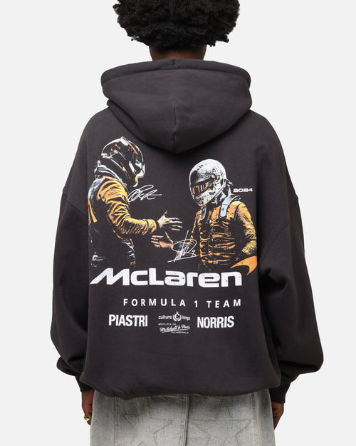 Mitchell & Ness X Mclaren Teammates Hoodie Faded Black