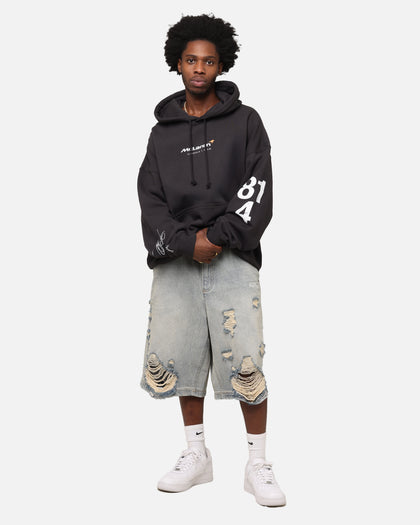 Mitchell & Ness X Mclaren Teammates Hoodie Faded Black