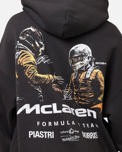 Mitchell & Ness X Mclaren Teammates Hoodie Faded Black
