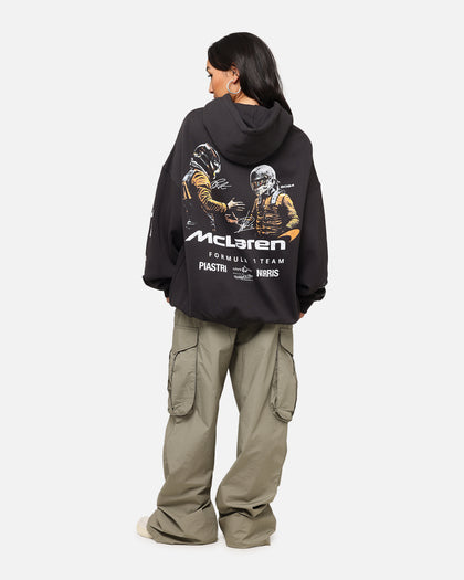 Mitchell & Ness X Mclaren Teammates Hoodie Faded Black