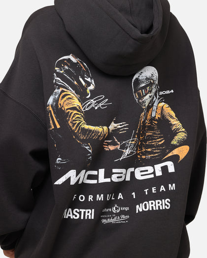 Mitchell & Ness X Mclaren Teammates Hoodie Faded Black