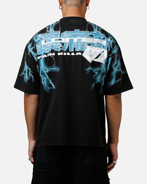 Loiter Greaser Vintage T-Shirt Black/Blue