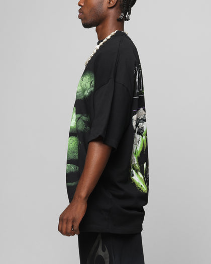 Loiter Marvel Hulk Mock Neck T-Shirt Black