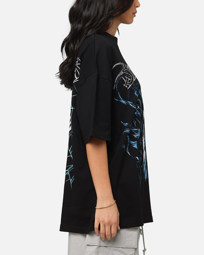 Loiter Marvel Spider-Man Symbiote Mock Neck T-Shirt Black