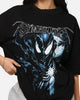 Loiter Marvel Spider-Man Symbiote Mock Neck T-Shirt Black