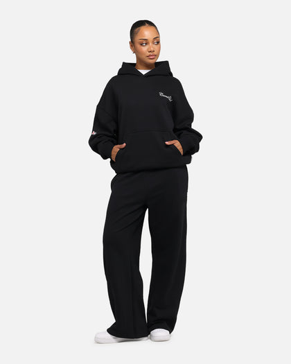 Carre Rosebud Oversized Hoodie Black
