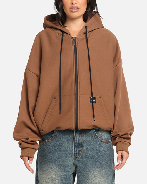 Carre Weatherwear Hoodie Brown