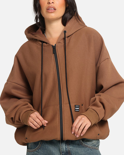 Carre Weatherwear Hoodie Brown