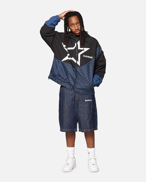 Carre Star Shooter Windbreaker Jacket Black/Blue