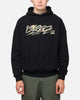 Carre Camo Script Hoodie Black