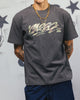 Carre Camo Script T-Shirt Black Wash