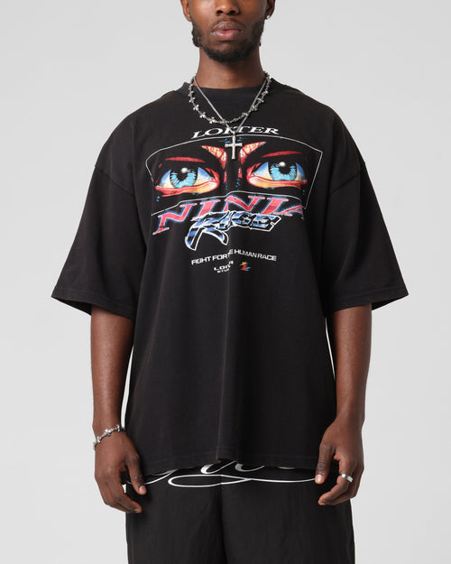 Loiter Ninja Vintage T-Shirt Vintage Black