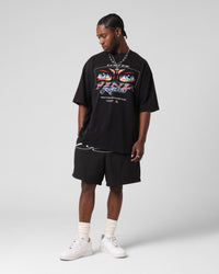 Loiter Ninja Vintage T-Shirt Vintage Black
