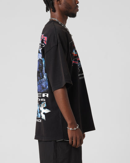 Loiter Ninja Vintage T-Shirt Vintage Black