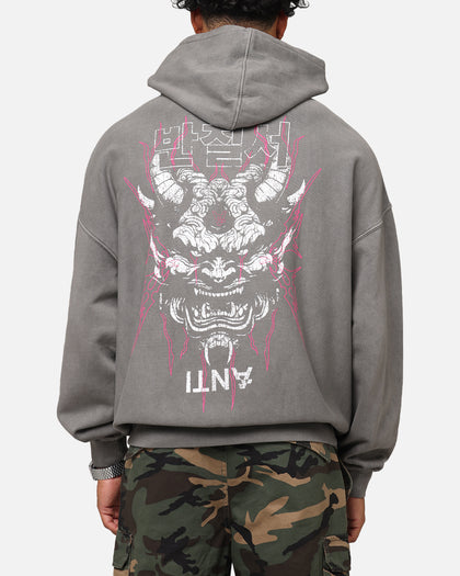 The Anti Order Agma Boxy Hoodie Washed Charcoal