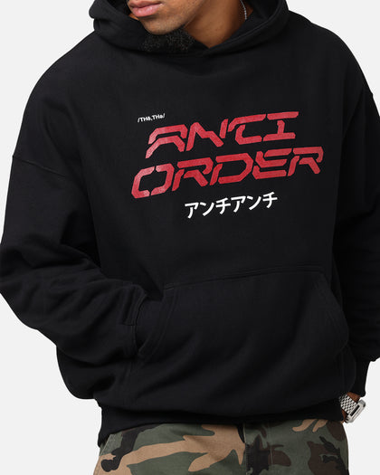 The Anti Order Tori Boxy Hoodie Black/Red