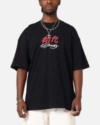 Ed Hardy Panther Ray T-Shirt Black