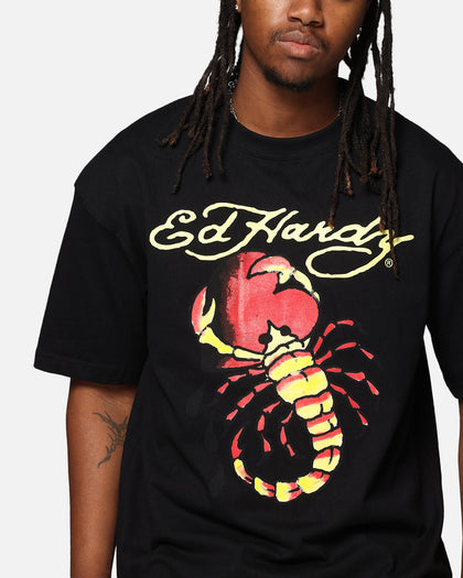 Ed Hardy Scorpion T-Shirt Black