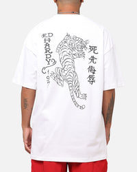 Ed Hardy Tiger Stamp T-Shirt White
