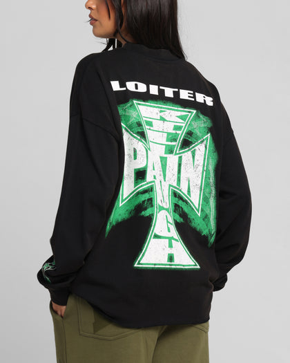 Loiter Liberty Long Sleeve T-Shirt Vintage Black