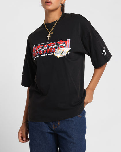 Loiter Fighter Vintage T-Shirt Vintage Black