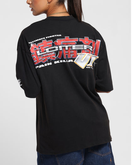 Loiter Fighter Vintage T-Shirt Vintage Black