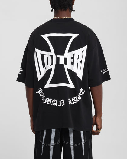 Loiter Biker Vintage T-Shirt Vintage Black