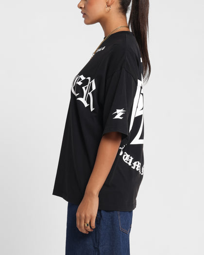 Loiter Biker Vintage T-Shirt Vintage Black