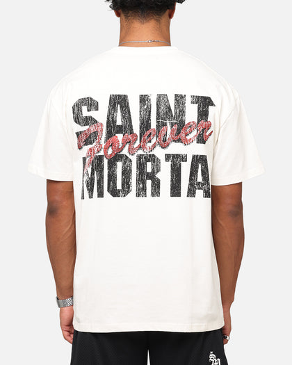 Saint Morta Forever Boxy T-Shirt Off White