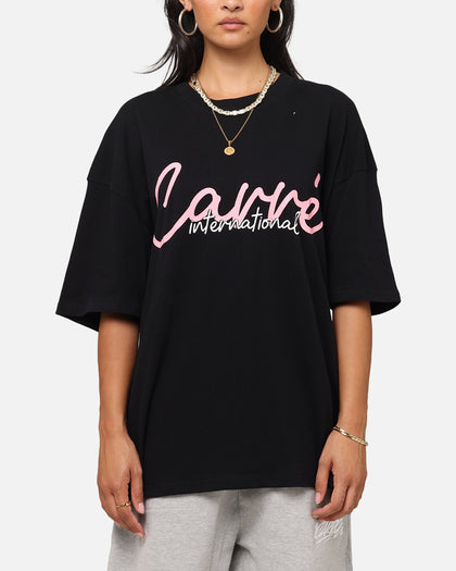 Carre International Script T-Shirt Black