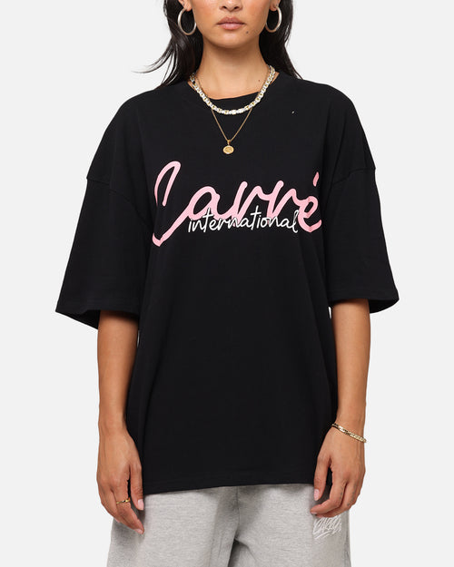 Carre International Script T-Shirt Black