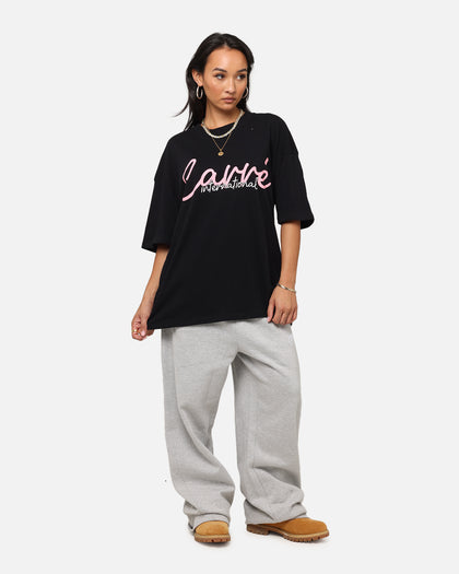 Carre International Script T-Shirt Black