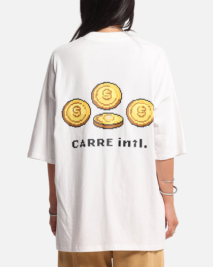 Carre Level Up Mock Neck T-Shirt Off White