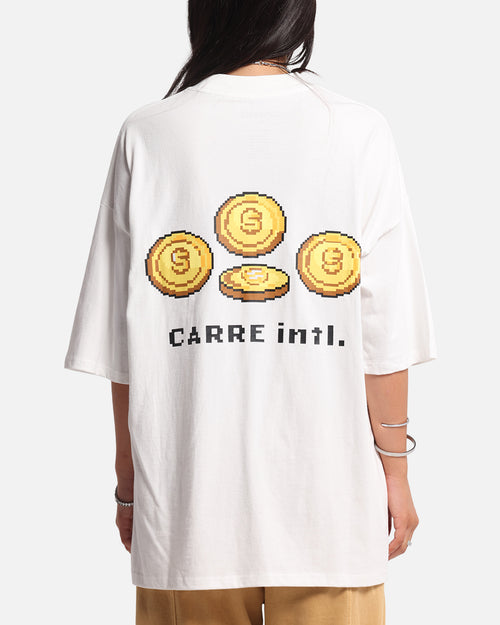 Carre Level Up Mock Neck T-Shirt Off White