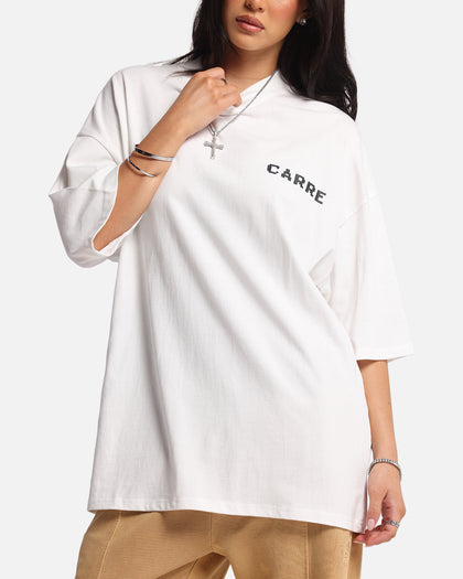 Carre Level Up Mock Neck T-Shirt Off White