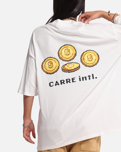 Carre Level Up Mock Neck T-Shirt Off White