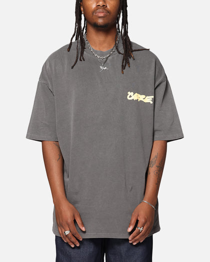 Carre Passport Mock Neck T-Shirt Washed Charcoal