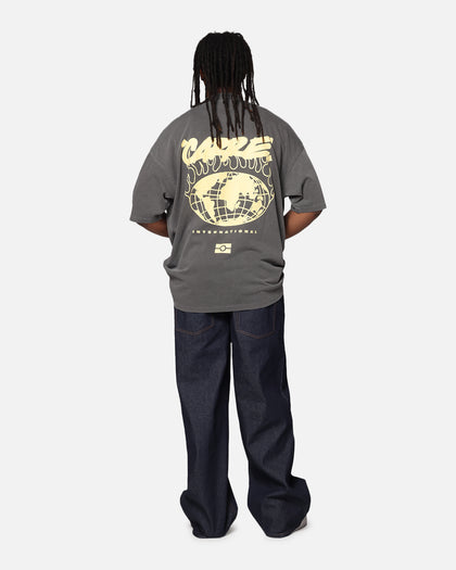 Carre Passport Mock Neck T-Shirt Washed Charcoal