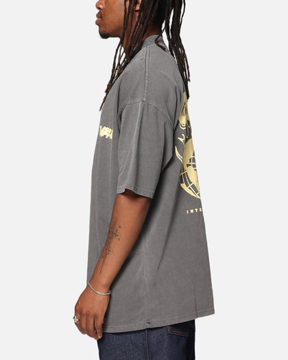 Carre Passport Mock Neck T-Shirt Washed Charcoal