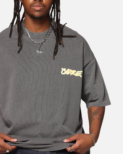 Carre Passport Mock Neck T-Shirt Washed Charcoal