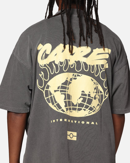 Carre Passport Mock Neck T-Shirt Washed Charcoal