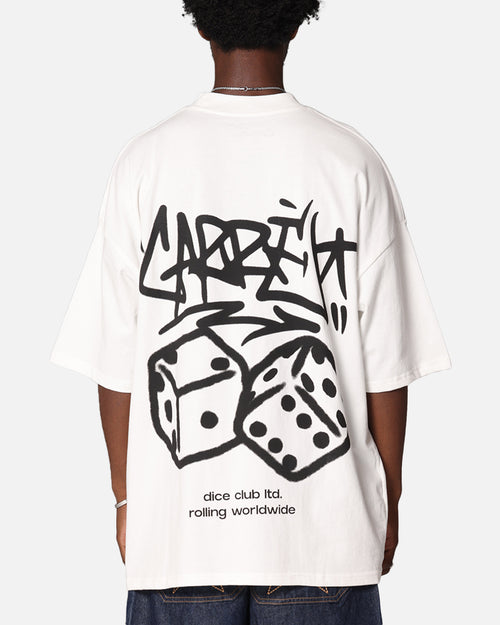 Carre Rolling Worldwide Mock Neck T-Shirt Off White