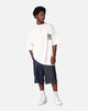 Carre Rolling Worldwide Mock Neck T-Shirt Off White
