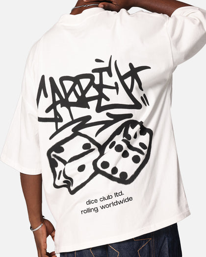 Carre Rolling Worldwide Mock Neck T-Shirt Off White